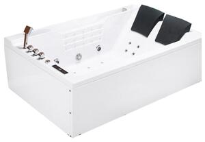 BPS-koupelny Hydromasážní vana HYD-FE606AH-P 180x120 PRAVÁ s ohřevem vody