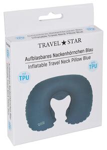 Travelstar nafukovací cestovní polštář z TPU - modrý