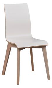 Bílá/bělená jídelní židle Rowico Tibra