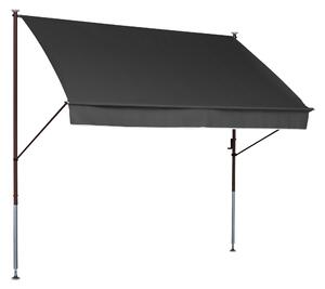 Upínací markýza Angerer (tmavě šedá, 150 cm) (100274400067)
