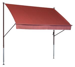 Upínací markýza Angerer (cihlová, 150 cm) (100274400061)
