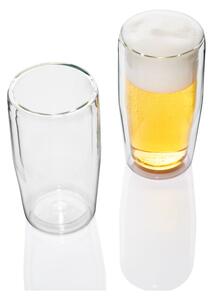 ERNESTO® Sada dvoustěnných sklenic, 2dílná (pivo) (100349919001)