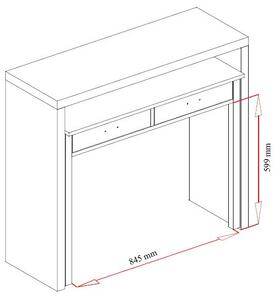 Skládací psací/konzolový stolek Woodman Desk