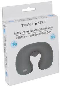 Travelstar nafukovací cestovní polštář z TPU - šedý