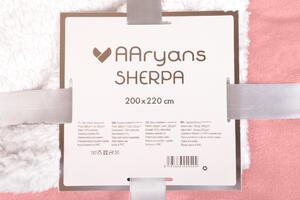Aaryans Deka s beránkem Sherpa meruňková 200x220 cm