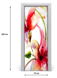 Fototapeta samolepící květy lilie 75x205 cm