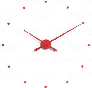 Designové nástěnné hodiny NOMON OJ červené 80cm