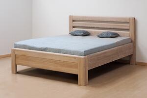 BMB Adriana Lux postel - dub - inovace Moření: Olej natur, Provedení: Dub cink, Rozměr: 160 x 200 cm