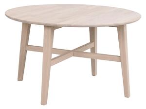 Bělený dubový konferenční stolek Rowico Sundin, 90 cm
