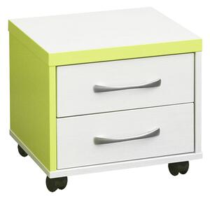 Kontejner na kolečkách Bradop ELIOT C052 creme-limetka