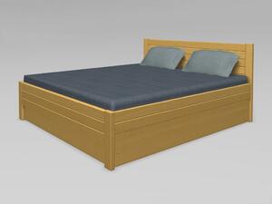 Ekointerier Havaj 96 postel s úložným prostorem - buk průběžný Moření: přírodní lak, Rozměr: 160 x 200 cm