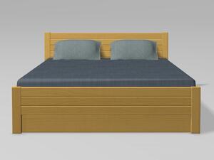 Ekointerier Havaj 96 postel s úložným prostorem - buk průběžný Moření: přírodní lak, Rozměr: 160 x 200 cm