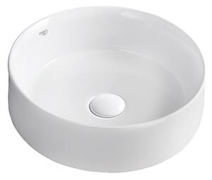 BPS-koupelny Keramické umyvadlo na desku HYD-LA-WH-360 ø36 cm, bílé