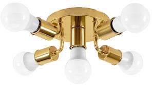 Toolight Kovové bodové stropní svítidlo APP708-5c Gold