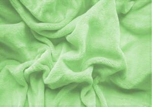 Top textil Prostěradlo mikroplyš - zelená 180x200 cm