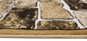 Makro Abra Moderní kusový koberec 70911/24326 TANGO Cihlová zeď hnědý Rozměr: 250x350 cm