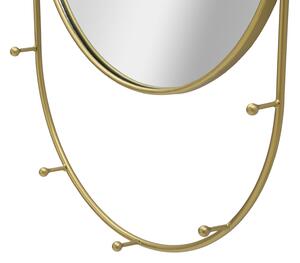 Zlaté nástěnné zrcadlo Mauro Ferretti Olkato 40x5,5x79,5 cm