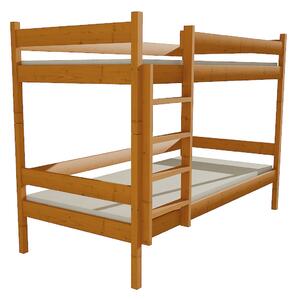 Vomaks unit, s.r.o. Patrová postel PP 002 Povrchová úprava: surové dřevo, Prostor mezi lůžky: 80 cm, Rozměr: 80 x 180 cm