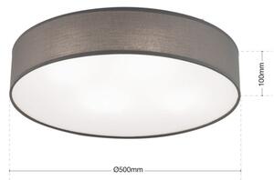 Orion DL7-627/4Grau Stropní svítidlo UFO šedé, průměr 50cm