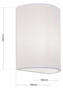 Orion WA2-1351/1 Weiss Nástěnná lampa UFO bílá textilie