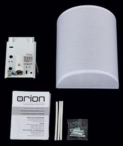 Orion WA2-1351/1 Weiss Nástěnná lampa UFO bílá textilie