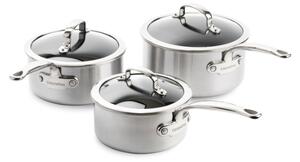 Set rendlíků s poklicemi 3 ks, Premiere - GreenPan