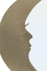 Zlaté nástěnné zrcadlo Mauro Ferretti Moon, 72,5x2,3 cm