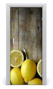Fototapeta na dveře do domu samolepící citrony 75x205 cm