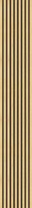 Windu Akustický obkladový panel, dekor Dýha Dub světlý evropský 2600x400mm, 1,04m2
