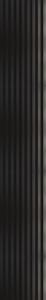 Windu Akustický obkladový panel, dekor Černá 2600x420mm, 1,09m2