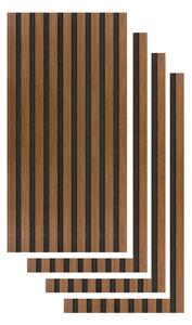 Windu Akustické obkladové panely, dekor Ořech čokoládový 800x400mm, 4ks, 0,32m2