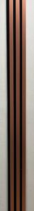Windu Akustický obkladový panel, dekor Měď 2600x136mm, 0,354 m2