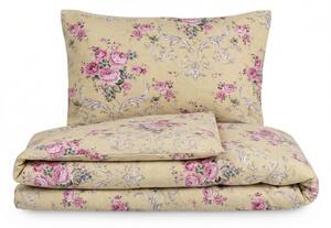 Kvalitex Bavlněné povlečení PROVENCE COLLECTION Cler žlutá 1x 240/220, 2x 70/90cm