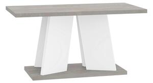 Konferenční stolek Josiah, Barva: bílý lesk / beton Mirjan24 5903211149061