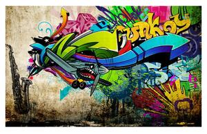 Fototapeta - Funky Graffiti + zdarma lepidlo - 200x140