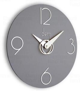 Designové nástěnné hodiny I501GR grey IncantesimoDesign 40cm