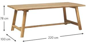 Jídelní stůl z teakového dřeva Lawas, různé velikosti