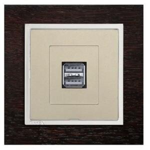 Timex USB zásuvka rámeček - wenge GL/USB-2/M/WE/PI