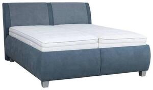 ČALOUNĚNÁ POSTEL, 180/200 cm, modrošedá Beldomo - Sleep - Postele s úložným prostorem