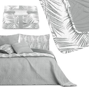 AmeliaHome Přehoz na postel tropické listy, šedá, 170x210 Rozměr: 170x210