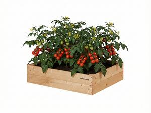 ATMOWOOD Modřínový vyvýšený záhon 80 x 60 x 20 cm hnědý
