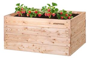 ATMOWOOD Prémiový vyvýšený záhon 120 x 80 x 60 cm hnědý