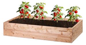 ATMOWOOD Prémiový vyvýšený záhon 150 x 80 x 30 cm hnědý
