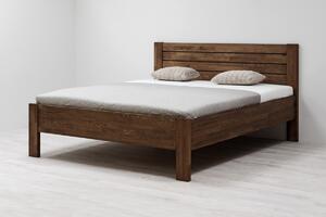 BMB Sofi Lux XL postel - dub Moření: Olej natur, Provedení: oblé, Rozměr: 160 x 200 cm