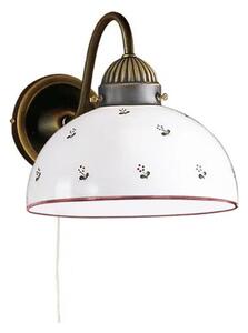 Kolarz 731.61.69 - Nástěnná lampa NONNA 1xE27/75W/230V červená