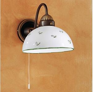 Kolarz 731.61.20 - Nástěnná lampa NONNA 1xE27/75W/230V zelená