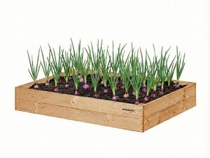 ATMOWOOD Modřínový vyvýšený záhon 120 x 80 x 20 cm hnědý