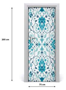 Samolepící fototapeta na dveře arabský vzor 75x205 cm