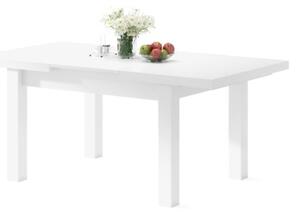 Rozkládací jídelní stůl pro 12 osob RALF 120/270x90 cm bílá