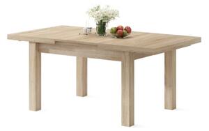 Rozkládací jídelní stůl pro 12 osob RALF 120/170/220/270x90 cm dub sonoma